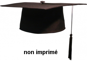 Toque Universitaire traditionnelle