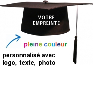 Toque Universitaire imprimée